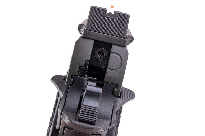EMG 6mm プロショップ スタッカート C2、Comp SOC GBB ピストル、ハンドメイド スティップリング グリップ付き - BK (Army Armament 製)-AIRSOFT GOGO エアガン・サバゲー用品通販