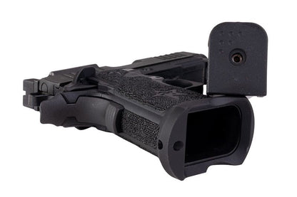 EMG 6mm プロショップ スタッカート C2 GBB エアソフト ピストル、ハンドメイド スティップリング グリップ付き - BK (Army Armament 製)-AIRSOFT GOGO エアガン・サバゲー用品通販