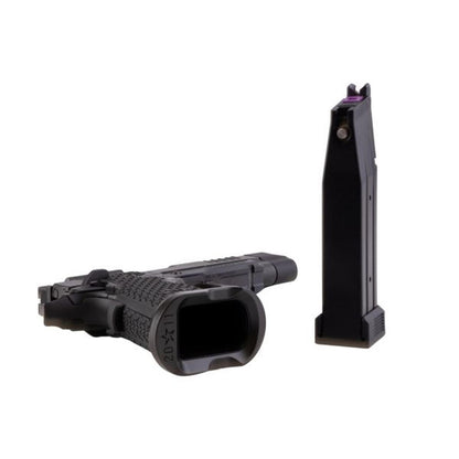 EMG 6MM プロショップ スタッカート P 2011 コンペンセイター付きガスエアソフトピストル - BK (R611-2) (ARMY X T8 アップグレード)-AIRSOFT GOGO エアガン・サバゲー用品通販