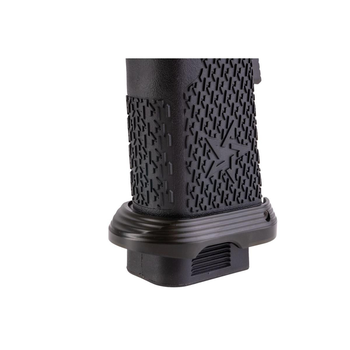 EMG 6MM プロショップ スタッカート P 2011 コンペンセイター付きガスエアソフトピストル - BK (R611-2) (ARMY X T8 アップグレード)-AIRSOFT GOGO エアガン・サバゲー用品通販