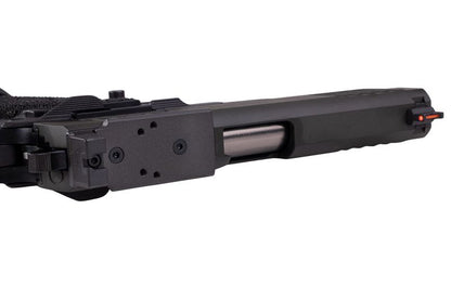 EMG 6mm プロショップ スタッカート P GBB エアソフト ピストル、ハンドメイド スティップリング グリップ付き - BK (Army Armament 製)-AIRSOFT GOGO エアガン・サバゲー用品通販