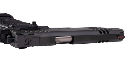 EMG 6mm プロショップ スタッカート XL GBB エアソフト ピストル、ハンドメイド スティップリング グリップ付き - BK (Army Armament 製)-AIRSOFT GOGO エアガン・サバゲー用品通販