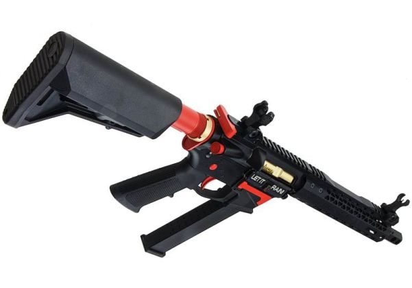 EMG ブラックレインオーディナンス エアソフト M4 9mm GBB ライフル（ロングバージョン、ブラック/赤）-AIRSOFT GOGO エアガン・サバゲー用品通販