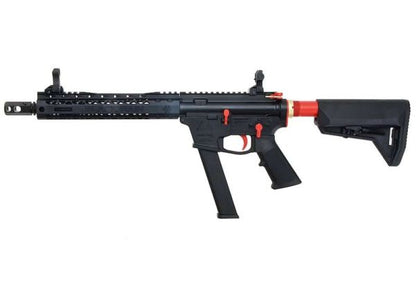 EMG ブラックレインオーディナンス エアソフト M4 9mm GBB ライフル（ロングバージョン、ブラック/赤）-AIRSOFT GOGO エアガン・サバゲー用品通販