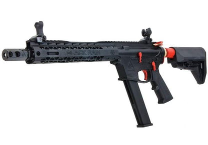 EMG ブラックレインオーディナンス エアソフト M4 9mm GBB ライフル（ロングバージョン、ブラック/赤）-AIRSOFT GOGO エアガン・サバゲー用品通販