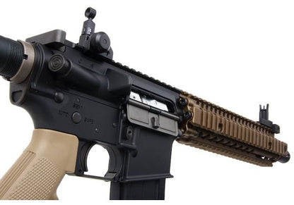 EMG Coltライセンス取得済み Daniel Defense 9インチ MK18 GBBR エアソフト M4 - BK/DE (King Arms製)-AIRSOFT GOGO エアガン・サバゲー用品通販