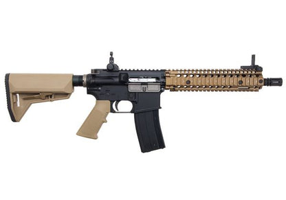 EMG Coltライセンス取得済み Daniel Defense 9インチ MK18 GBBR エアソフト M4 - BK/DE (King Arms製)-AIRSOFT GOGO エアガン・サバゲー用品通販