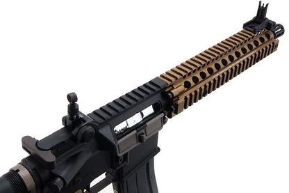 EMG Coltライセンス取得済み Daniel Defense 9インチ MK18 GBBR エアソフト M4 - BK/DE (King Arms製)-AIRSOFT GOGO エアガン・サバゲー用品通販