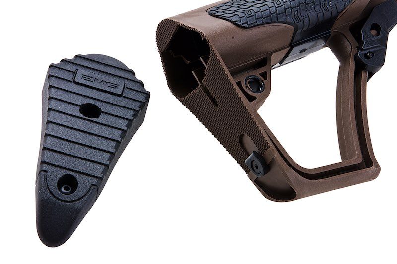 EMG Daniel Defense 折りたたみ式ストック AEG (CYMA製) - ブラウン-AIRSOFT GOGO エアガン・サバゲー用品通販