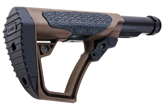 EMG Daniel Defense 折りたたみ式ストック AEG (CYMA製) - ブラウン-AIRSOFT GOGO エアガン・サバゲー用品通販