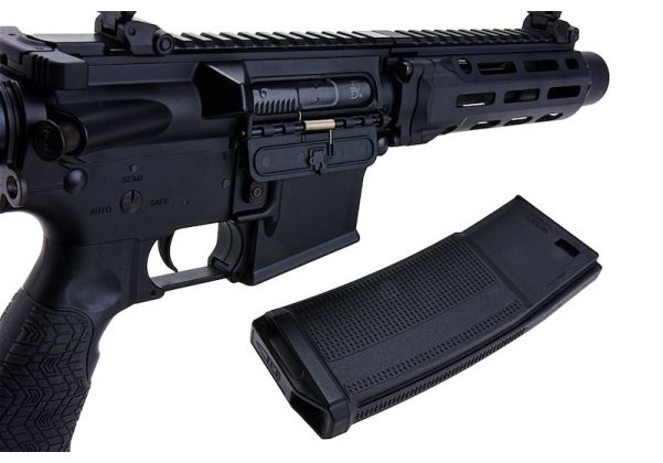 EMG Daniel Defense DDM4 PDW (.300 BLK) エアソフト電動ライフル (CYMA プラチナシリーズ) - ブラック-AIRSOFT GOGO エアガン・サバゲー用品通販