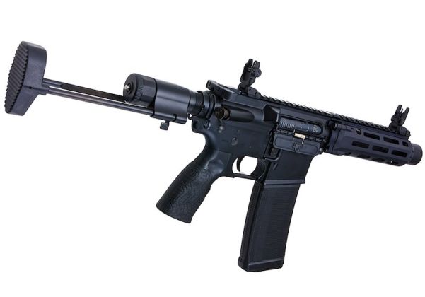 EMG Daniel Defense DDM4 PDW (.300 BLK) エアソフト電動ライフル (CYMA プラチナシリーズ) - ブラック-AIRSOFT GOGO エアガン・サバゲー用品通販