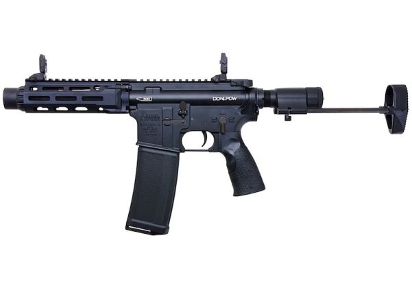 EMG Daniel Defense DDM4 PDW (.300 BLK) エアソフト電動ライフル (CYMA プラチナシリーズ) - ブラック-AIRSOFT GOGO エアガン・サバゲー用品通販