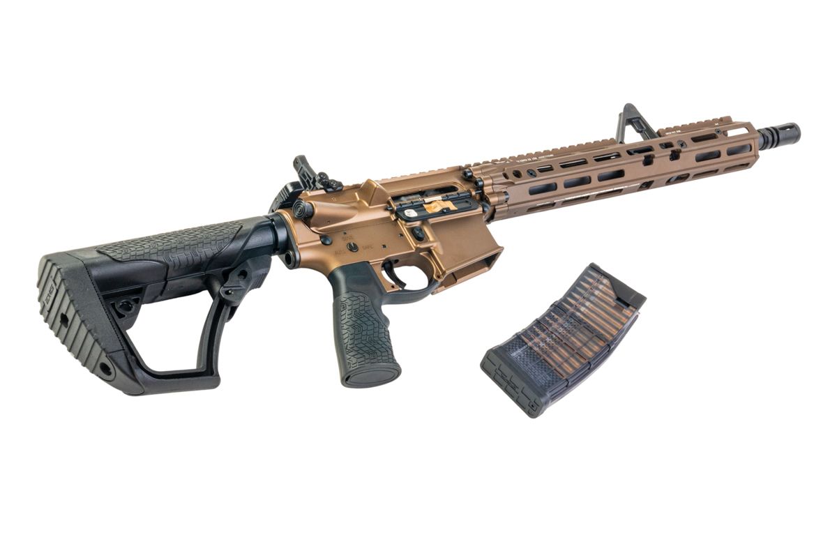 EMG Daniel Defense DDM4 RIII GBB エアソフト M4 ライフル (CYMA CGS システム) - ブロンズ-AIRSOFT GOGO エアガン・サバゲー用品通販