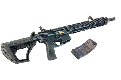 EMG Daniel Defense DDM4A1 FSP GBB エアソフト M4 ライフル (CYMA CGS システム) - ブラック-AIRSOFT GOGO エアガン・サバゲー用品通販