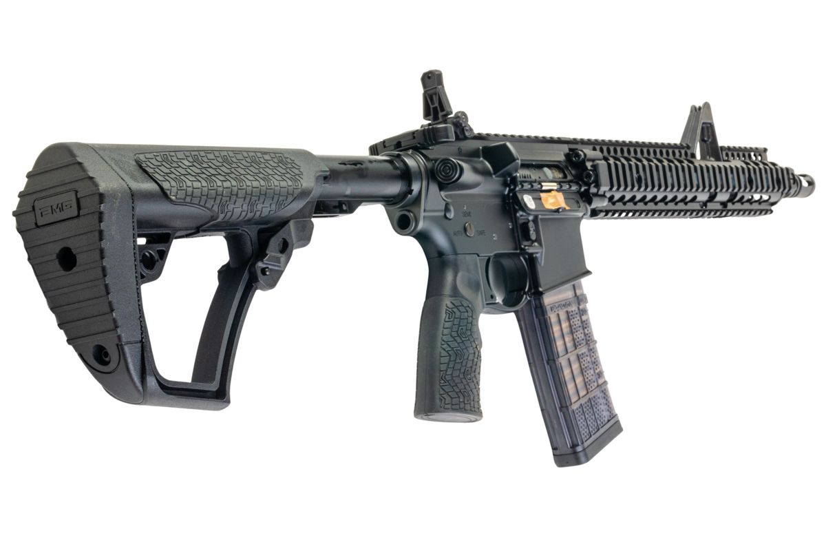EMG Daniel Defense DDM4A1 FSP GBB エアソフト M4 ライフル (CYMA CGS システム) - ブラック-AIRSOFT GOGO エアガン・サバゲー用品通販