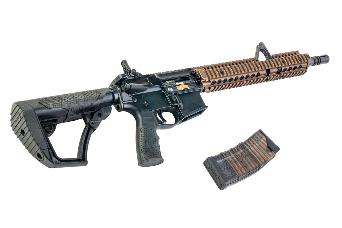 EMG Daniel Defense DDM4A1 FSP GBB エアソフト M4 ライフル (CYMA CGS システム) - ツートンカラー-AIRSOFT GOGO エアガン・サバゲー用品通販