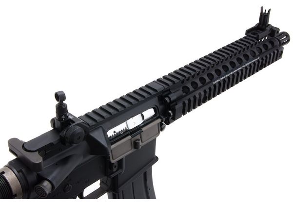 EMG Daniel Defense MK18 GBBR エアソフト M4 (9インチ) - BK (by King Arms) - Colt ライセンス商品-AIRSOFT GOGO エアガン・サバゲー用品通販