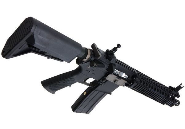 EMG Daniel Defense MK18 GBBR エアソフト M4 (9インチ) - BK (by King Arms) - Colt ライセンス商品-AIRSOFT GOGO エアガン・サバゲー用品通販