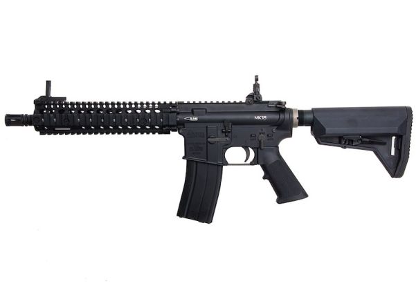 EMG Daniel Defense MK18 GBBR エアソフト M4 (9インチ) - BK (by King Arms) - Colt ライセンス商品-AIRSOFT GOGO エアガン・サバゲー用品通販