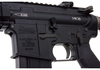 EMG Daniel Defense MK18 GBBR エアソフト M4 (9インチ) - BK (by King Arms) - Colt ライセンス商品-AIRSOFT GOGO エアガン・サバゲー用品通販
