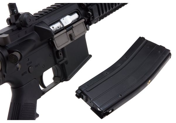EMG Daniel Defense MK18 GBBR エアソフト M4 (9インチ) - BK (by King Arms) - Colt ライセンス商品-AIRSOFT GOGO エアガン・サバゲー用品通販