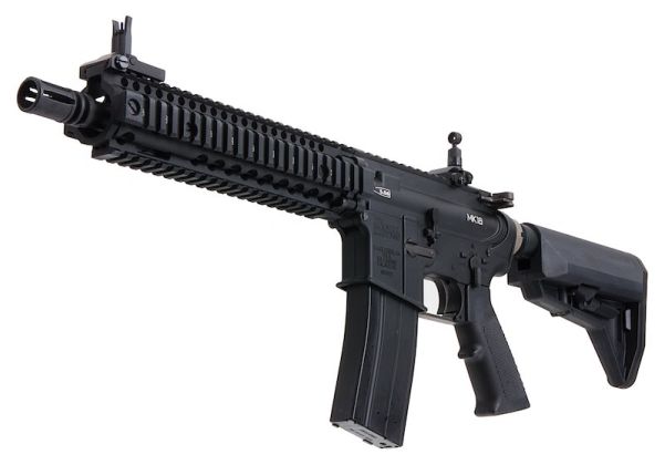 EMG Daniel Defense MK18 GBBR エアソフト M4 (9インチ) - BK (by King Arms) - Colt ライセンス商品-AIRSOFT GOGO エアガン・サバゲー用品通販