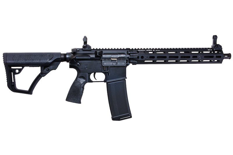 EMG Daniel Defenseライセンス取得済み M4A1 RIII 14.5インチ エアソフト M4 AEGライフル（CYMAプラチナシリーズ） - ブラック-AIRSOFT GOGO エアガン・サバゲー用品通販
