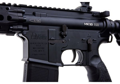 EMG Daniel Defenseライセンス取得済み MK18 RIII 10.3インチ エアソフト電動ライフル（CYMAプラチナシリーズ） - ブラック-AIRSOFT GOGO エアガン・サバゲー用品通販