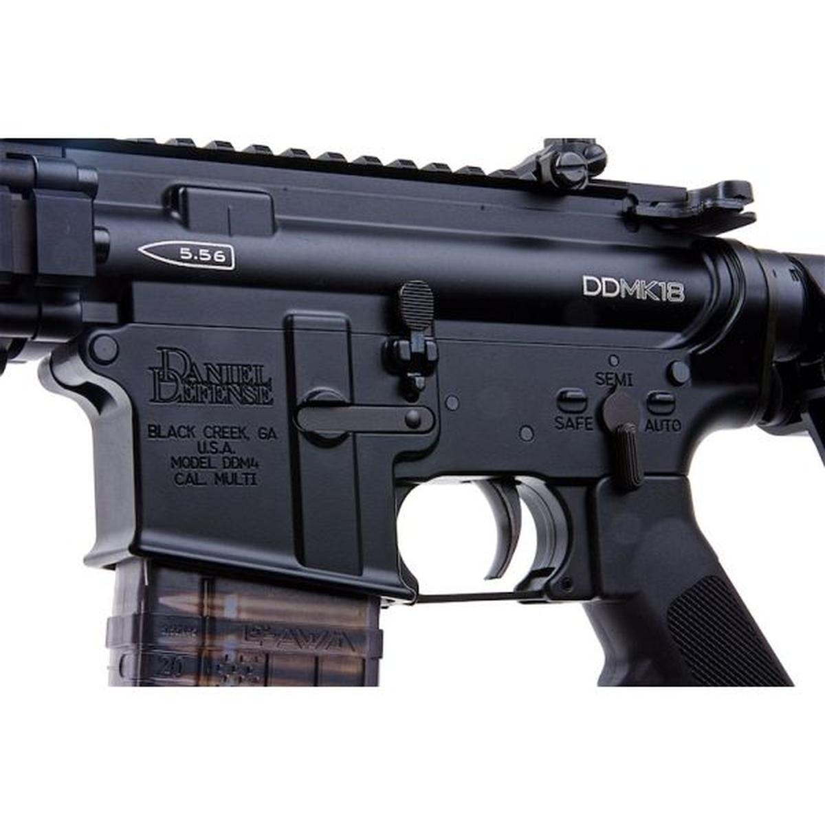 EMG ダニエル ディフェンス DD MK18 エアソフト GBB ライフル (CGS システム) - ブラック-AIRSOFT GOGO エアガン・サバゲー用品通販