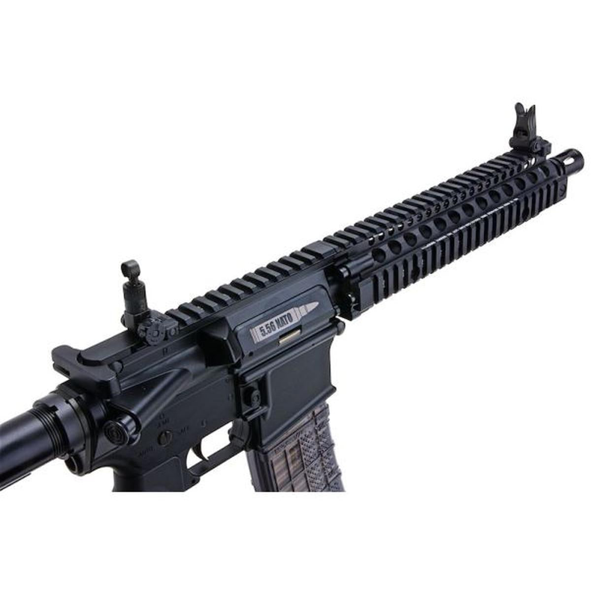 EMG ダニエル ディフェンス DD MK18 エアソフト GBB ライフル (CGS システム) - ブラック-AIRSOFT GOGO エアガン・サバゲー用品通販