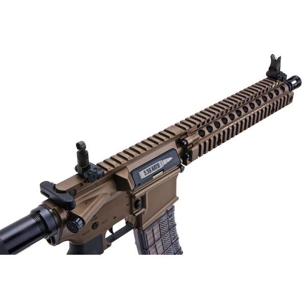 EMG ダニエル ディフェンス DD MK18 エアソフト GBB ライフル (CGS システム) - FDE-AIRSOFT GOGO エアガン・サバゲー用品通販