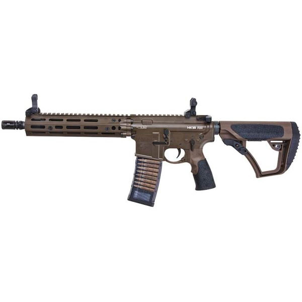 EMG ダニエル ディフェンス DD MK18 RIII PDW エアソフト GBB ライフル (CYMA CGS システム) - ブラウン-AIRSOFT GOGO エアガン・サバゲー用品通販