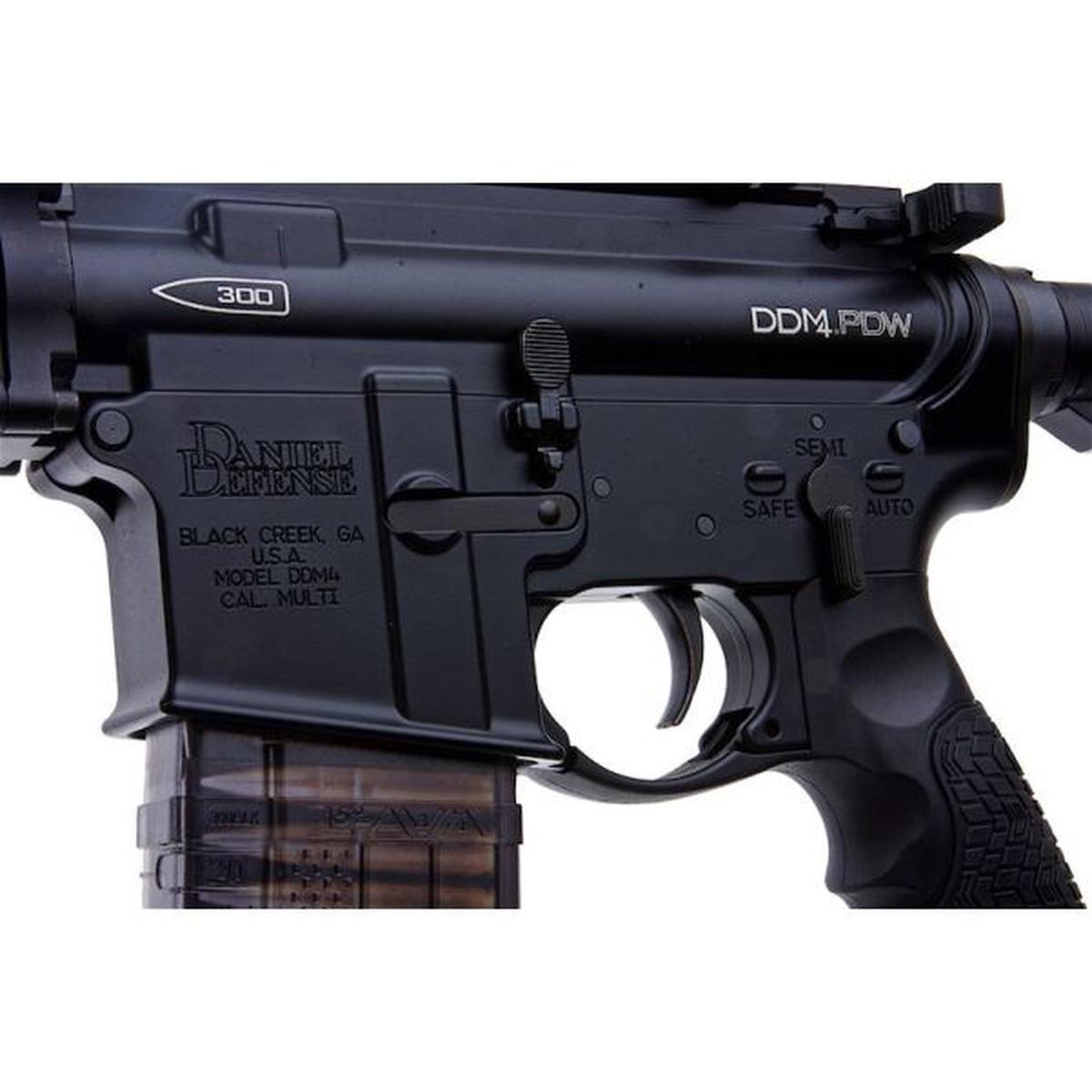 EMG ダニエル ディフェンス DDM4 PDW エアソフト GBB ライフル (CYMA CGS システム) - ブラック-AIRSOFT GOGO エアガン・サバゲー用品通販