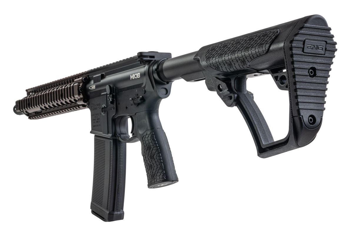 EMG ダニエル ディフェンス MK18 GBB エアソフト ライフル (BK/FDE、Double Eagle製)-AIRSOFT GOGO エアガン・サバゲー用品通販