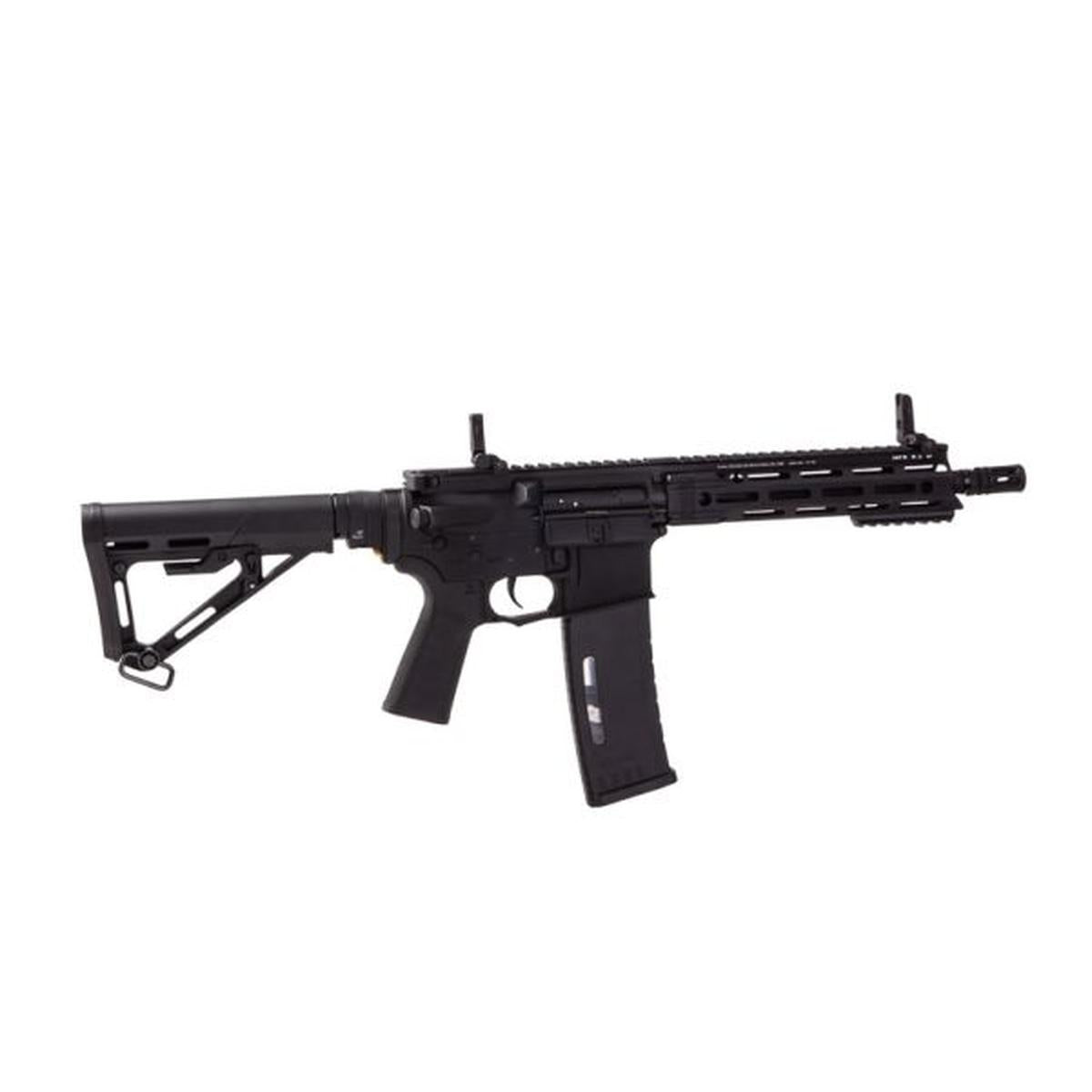 EMG DDM4 V7P AEG エアソフト ライフル (EDGE II ギアボックス、MICRO FET 使用) - ブラック (APS 製)-AIRSOFT GOGO エアガン・サバゲー用品通販