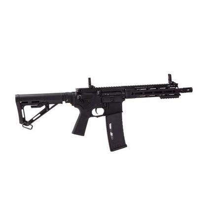 EMG DDM4 V7P AEG エアソフト ライフル (EDGE II ギアボックス、MICRO FET 使用) - ブラック (APS 製)-AIRSOFT GOGO エアガン・サバゲー用品通販