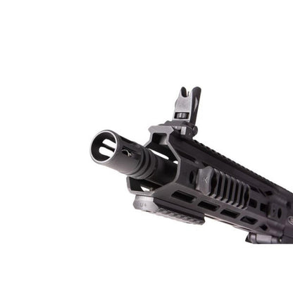 EMG DDM4 V7P AEG エアソフト ライフル (EDGE II ギアボックス、MICRO FET 使用) - ブラック (APS 製)-AIRSOFT GOGO エアガン・サバゲー用品通販