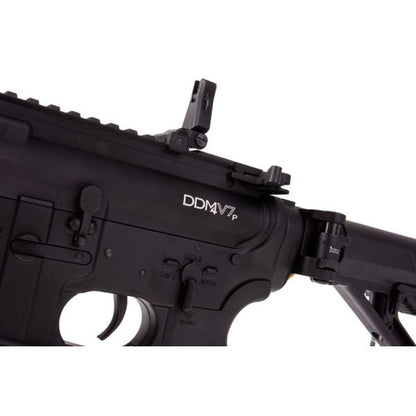EMG DDM4 V7P AEG エアソフト ライフル (EDGE II ギアボックス、MICRO FET 使用) - ブラック (APS 製)-AIRSOFT GOGO エアガン・サバゲー用品通販
