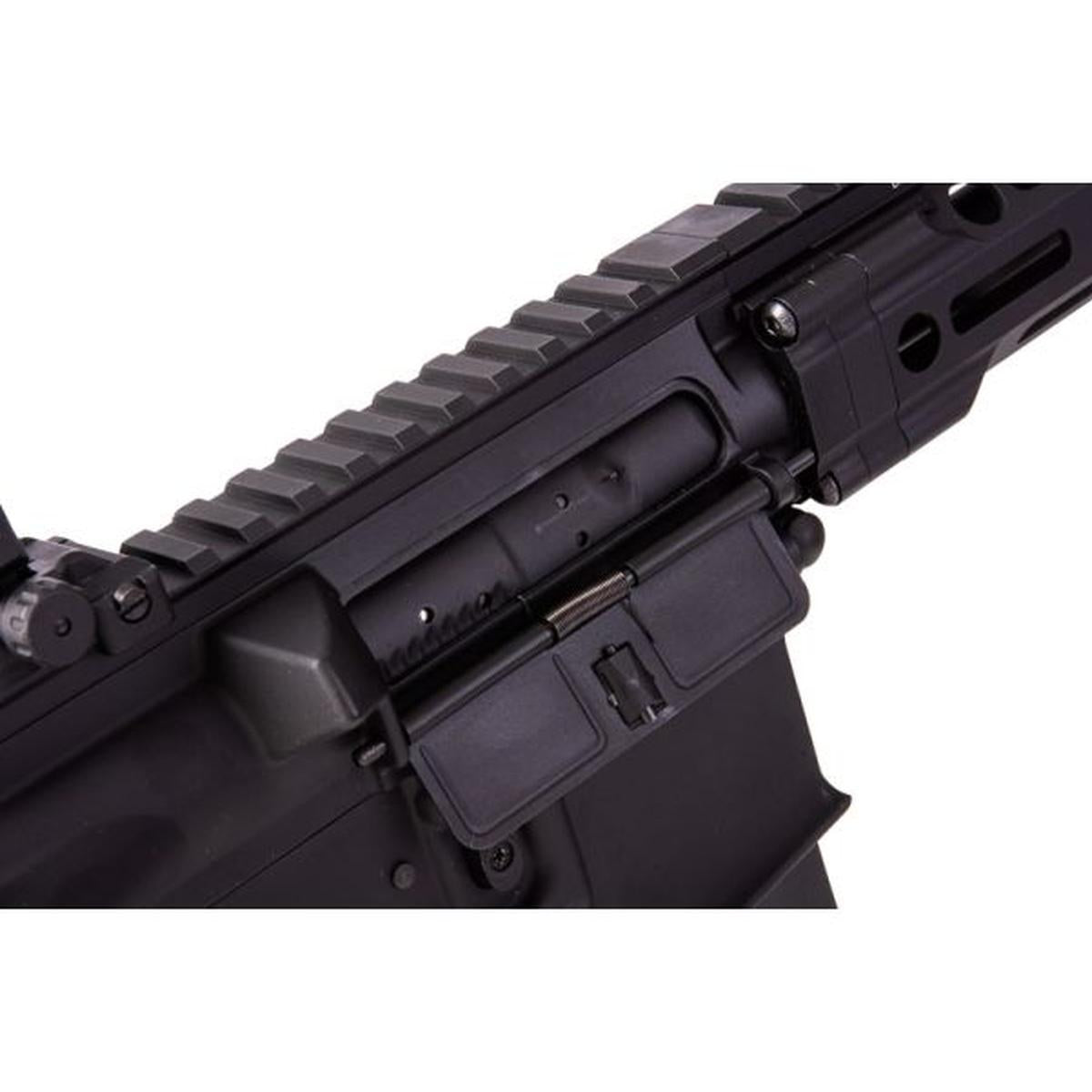 EMG DDM4 V7P AEG エアソフト ライフル (EDGE II ギアボックス、MICRO FET 使用) - ブラック (APS 製)-AIRSOFT GOGO エアガン・サバゲー用品通販