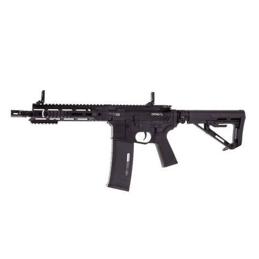 EMG DDM4 V7P AEG エアソフト ライフル (EDGE II ギアボックス、MICRO FET 使用) - ブラック (APS 製)-AIRSOFT GOGO エアガン・サバゲー用品通販