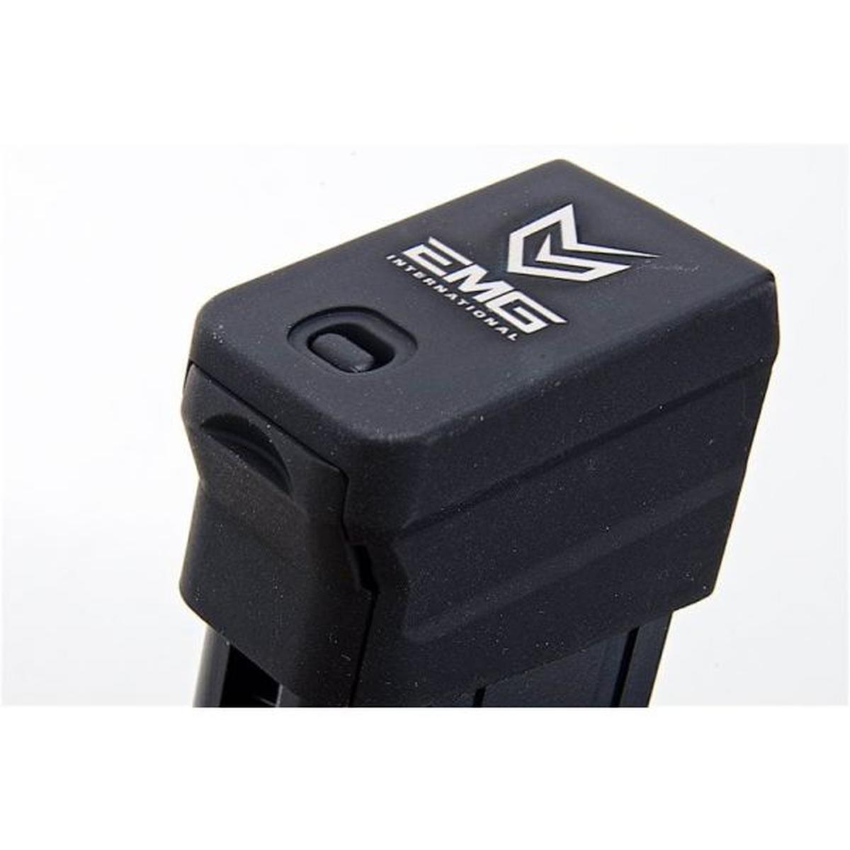 EMG F1 FIREARMS GBB ピストル グリーン ガス マガジン (23 ラウンド、APS 製) - ブラック-AIRSOFT GOGO エアガン・サバゲー用品通販