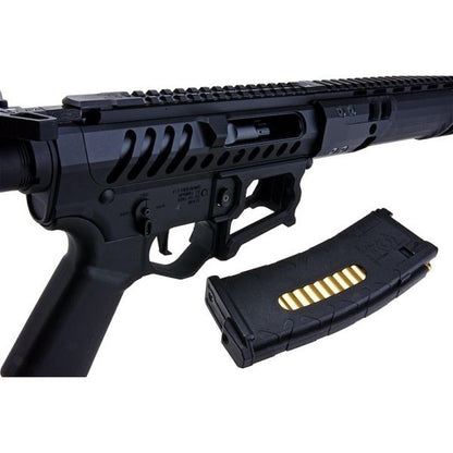 EMG F1 FIREARMS SBR C7M GBB エアソフト ライフル - ブラック (APS 製)-AIRSOFT GOGO エアガン・サバゲー用品通販