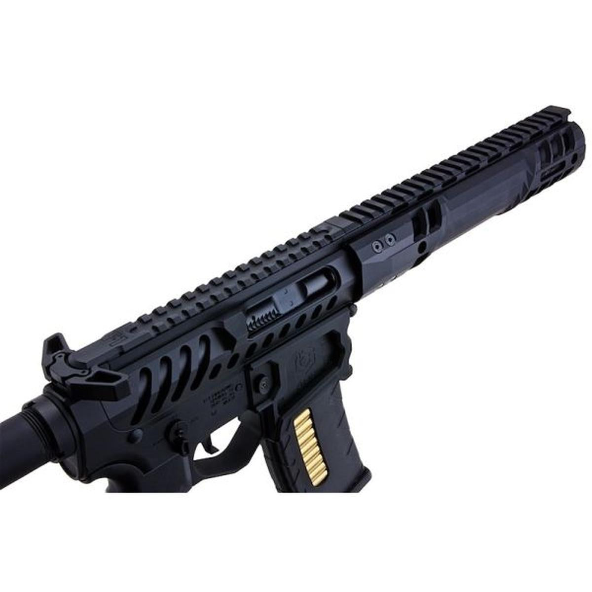EMG F1 FIREARMS SBR C7M GBB エアソフト ライフル - ブラック (APS 製)-AIRSOFT GOGO エアガン・サバゲー用品通販