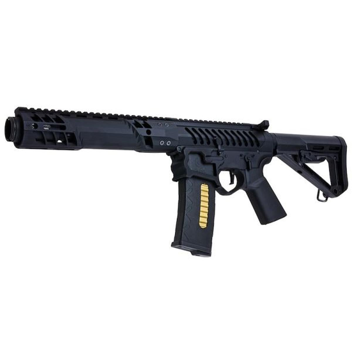 EMG F1 FIREARMS SBR C7M GBB エアソフト ライフル - ブラック (APS 製)-AIRSOFT GOGO エアガン・サバゲー用品通販
