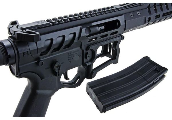 EMG F1 Firearms UDR CO2ブローバックエアソフトM4 GBBライフル - ブラック（APS製）-AIRSOFT GOGO エアガン・サバゲー用品通販