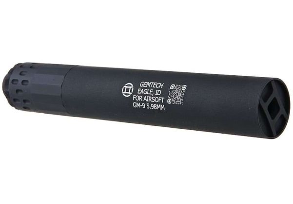 EMG Gemtech GM-9 ダミーサプレッサー（Socom Gearライセンス取得、Dytac製、14mm逆スクリュー、ブラック）-AIRSOFT GOGO エアガン・サバゲー用品通販