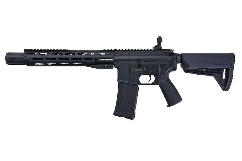 EMG GRIDLOK 11インチ ライトレイル エアソフト M4 AEGライフル（ブラック、Strike Industriesライセンス商品、King Arms製）-AIRSOFT GOGO エアガン・サバゲー用品通販