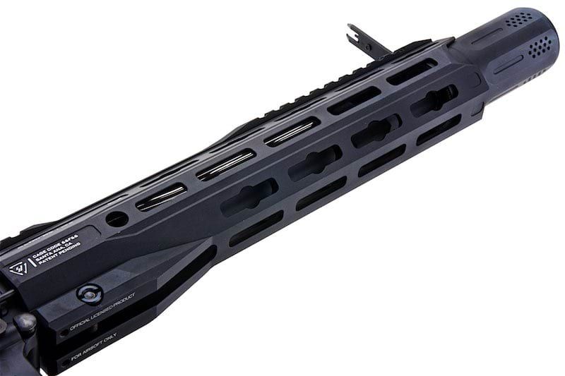 EMG GRIDLOK 11インチ ライトレイル エアソフト M4 AEGライフル（ブラック、Strike Industriesライセンス商品、King Arms製）-AIRSOFT GOGO エアガン・サバゲー用品通販
