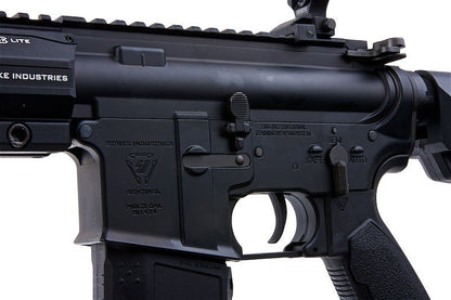 EMG GRIDLOK 15インチ ライトレイル エアソフト M4 AEGライフル（ブラック、Strike Industriesライセンス商品、King Arms製）-AIRSOFT GOGO エアガン・サバゲー用品通販